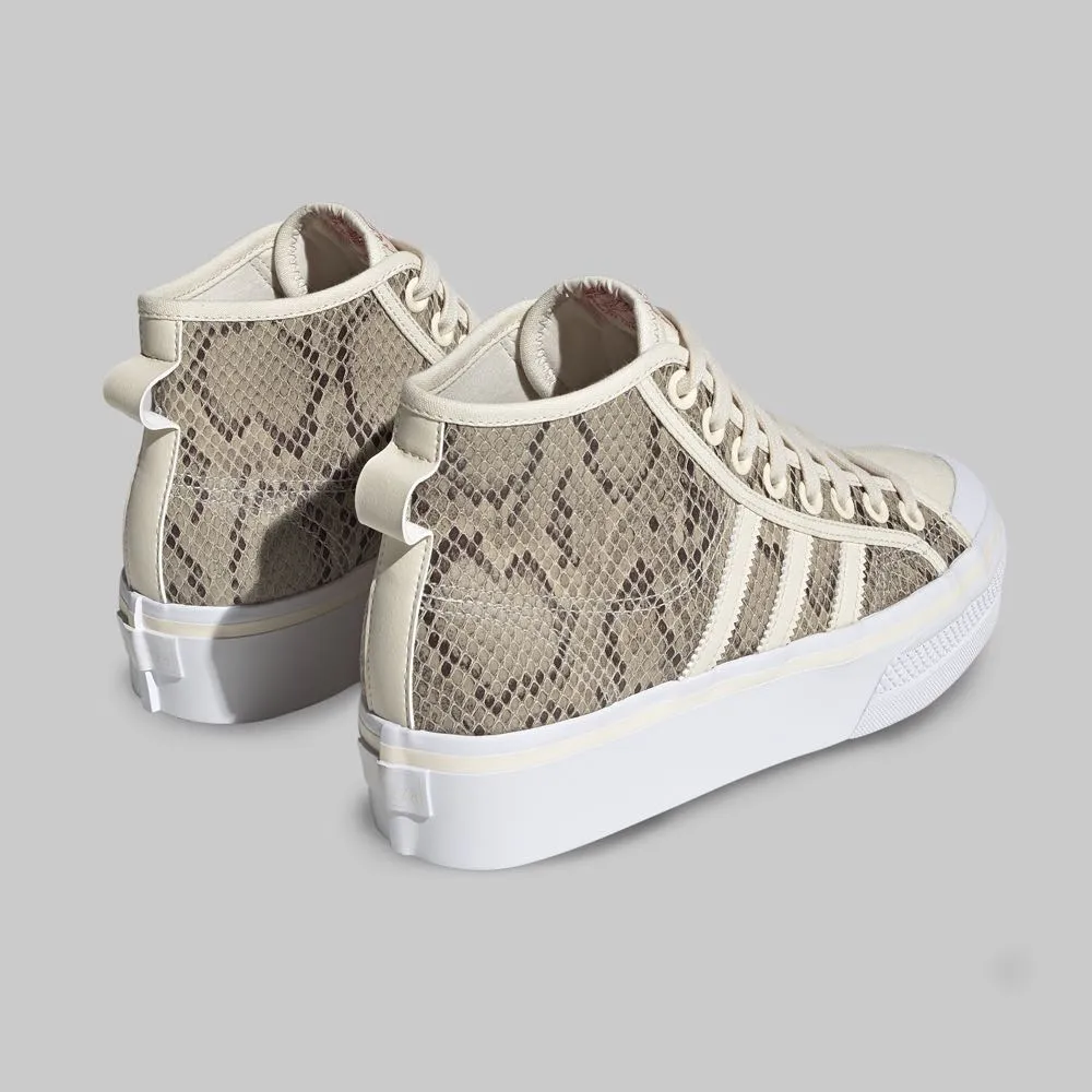 Tenis adidas Nizza Platform Mid Python Vibe Mujer