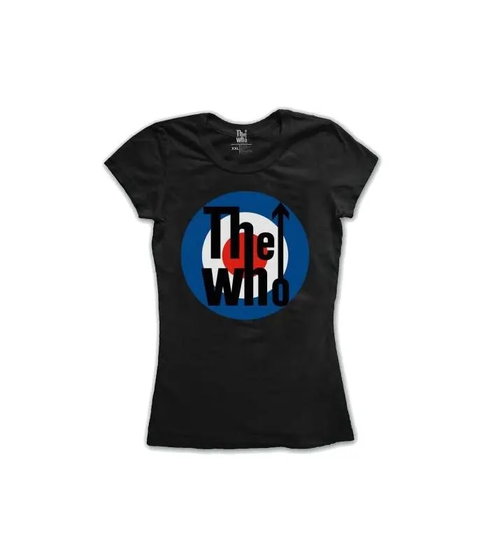 The Who Logo Diana Clasico Camiseta chica Licencia Oficial Manga Corta ladies