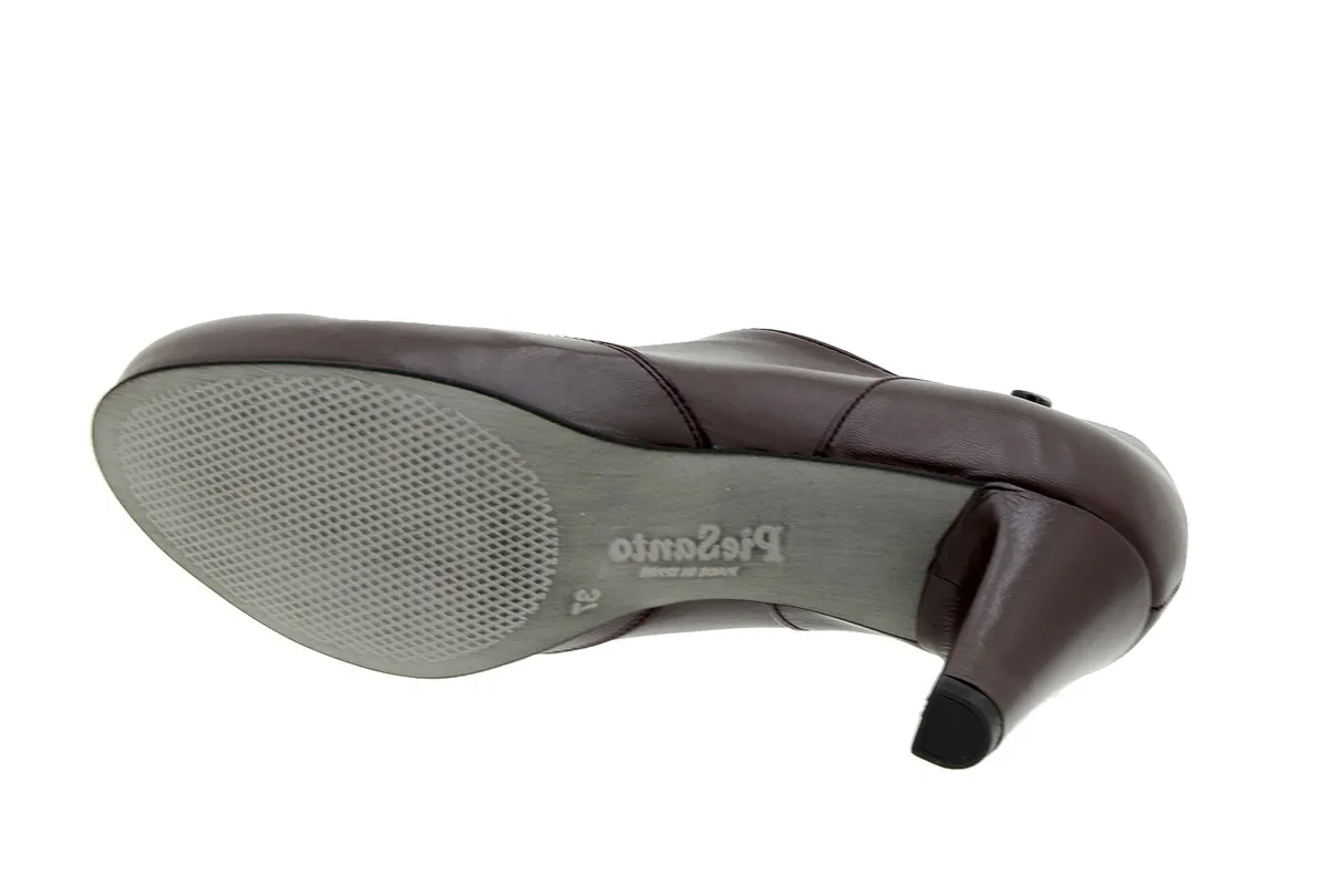 Tie shoe Leather Bordeaux