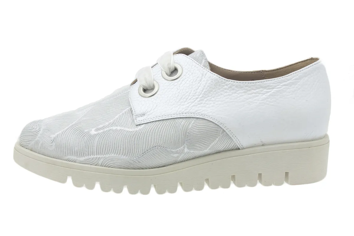 Tie shoe Leather Ice