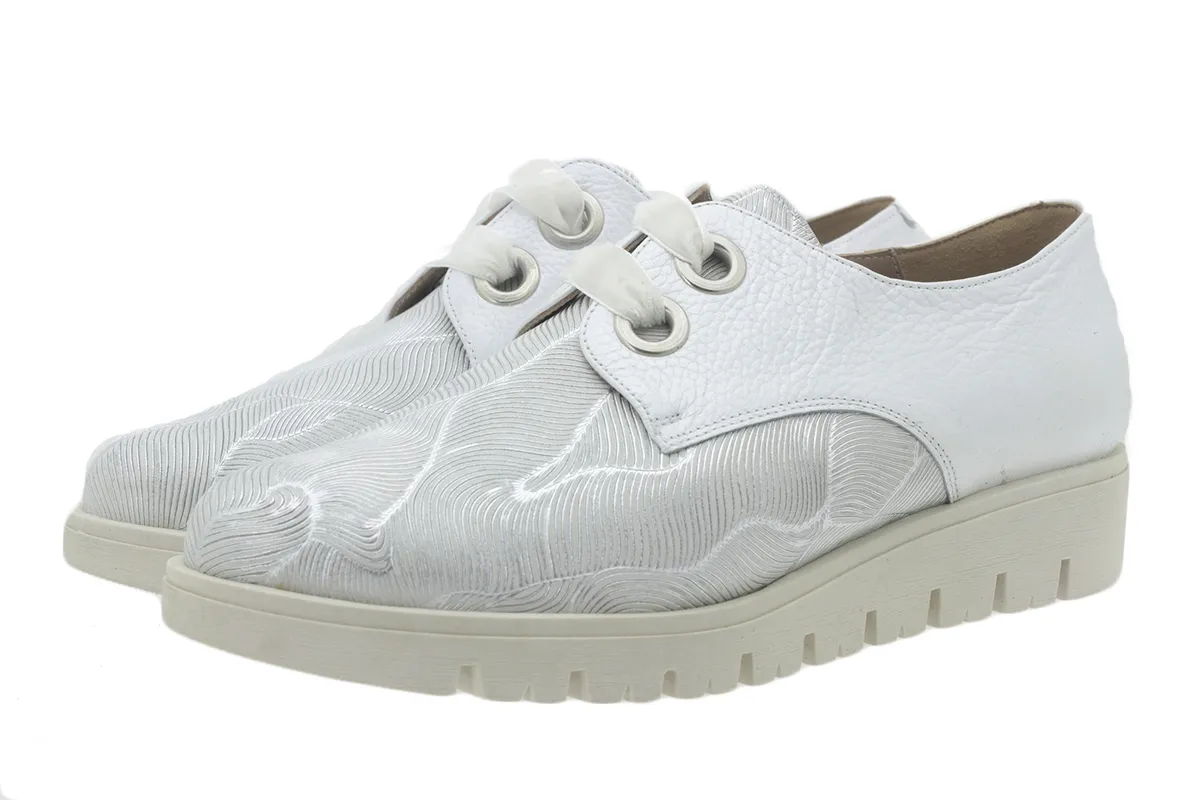 Tie shoe Leather Ice