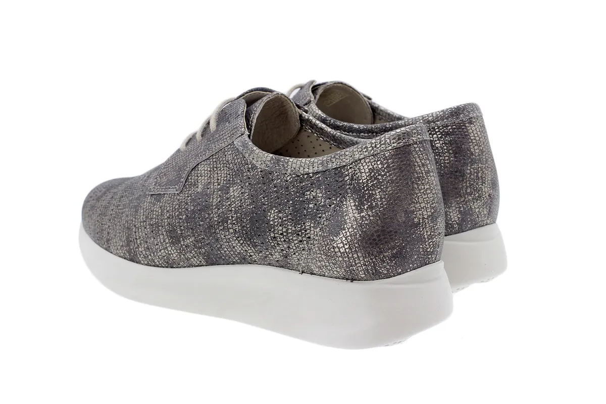 Tie shoe Mink Metal