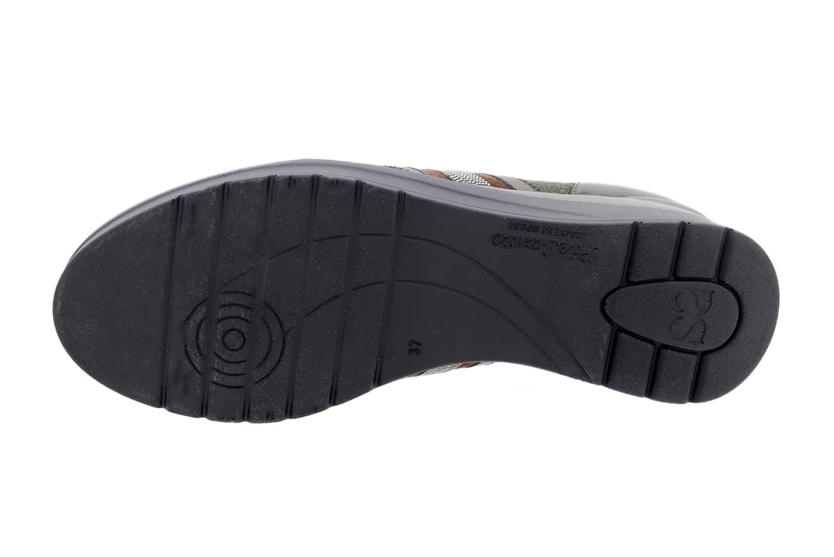 Tie shoe Taupe Patent