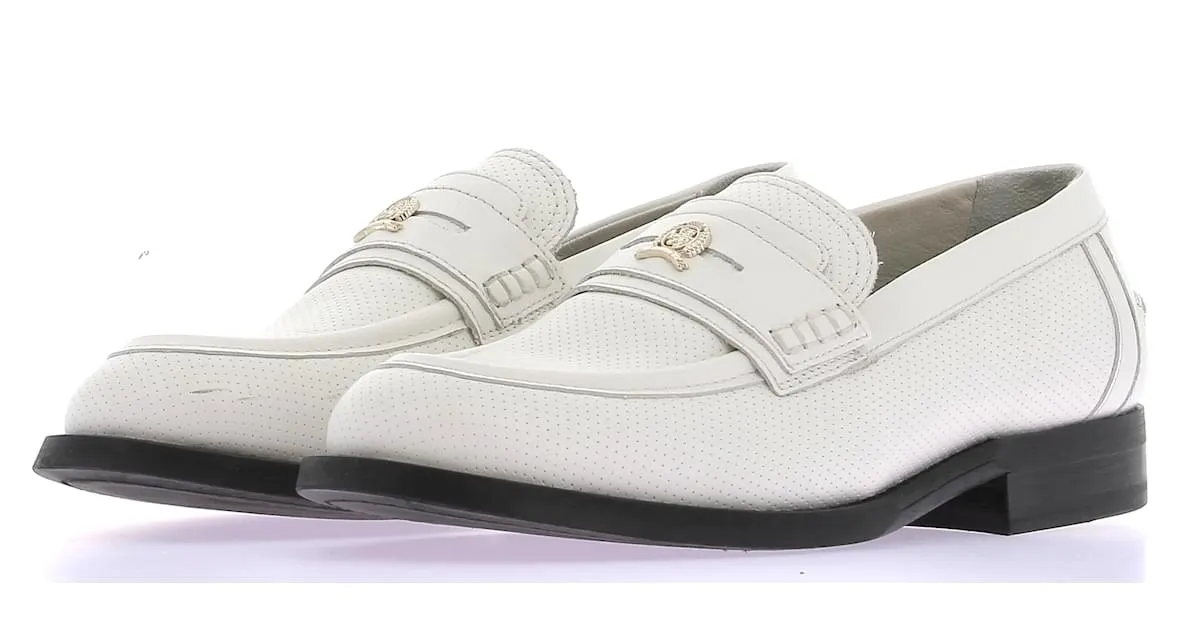 TOMMY HILFIGER Bailarinas T.UE 39 Cuero Blanco 