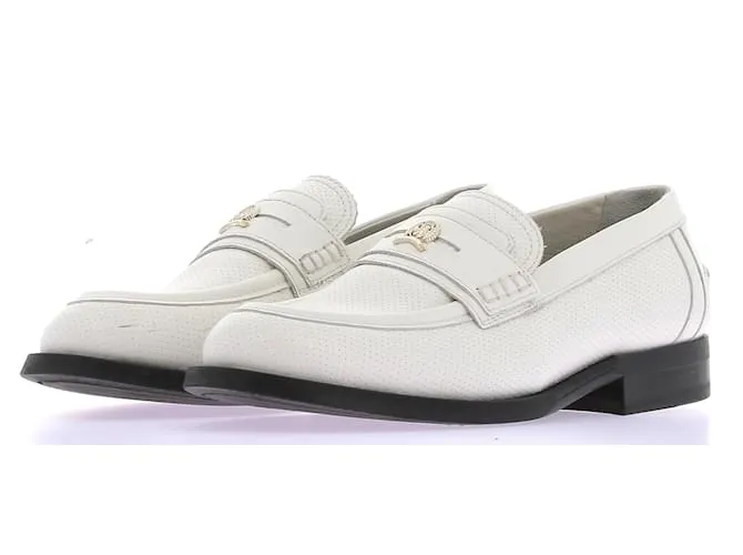 TOMMY HILFIGER Bailarinas T.UE 39 Cuero Blanco 