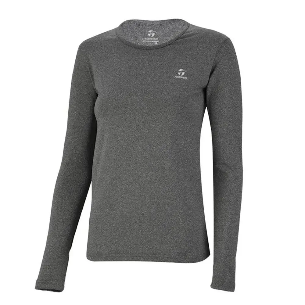 TOPPER REMERA MUJER  TERMICA ML. WMN GRIS
