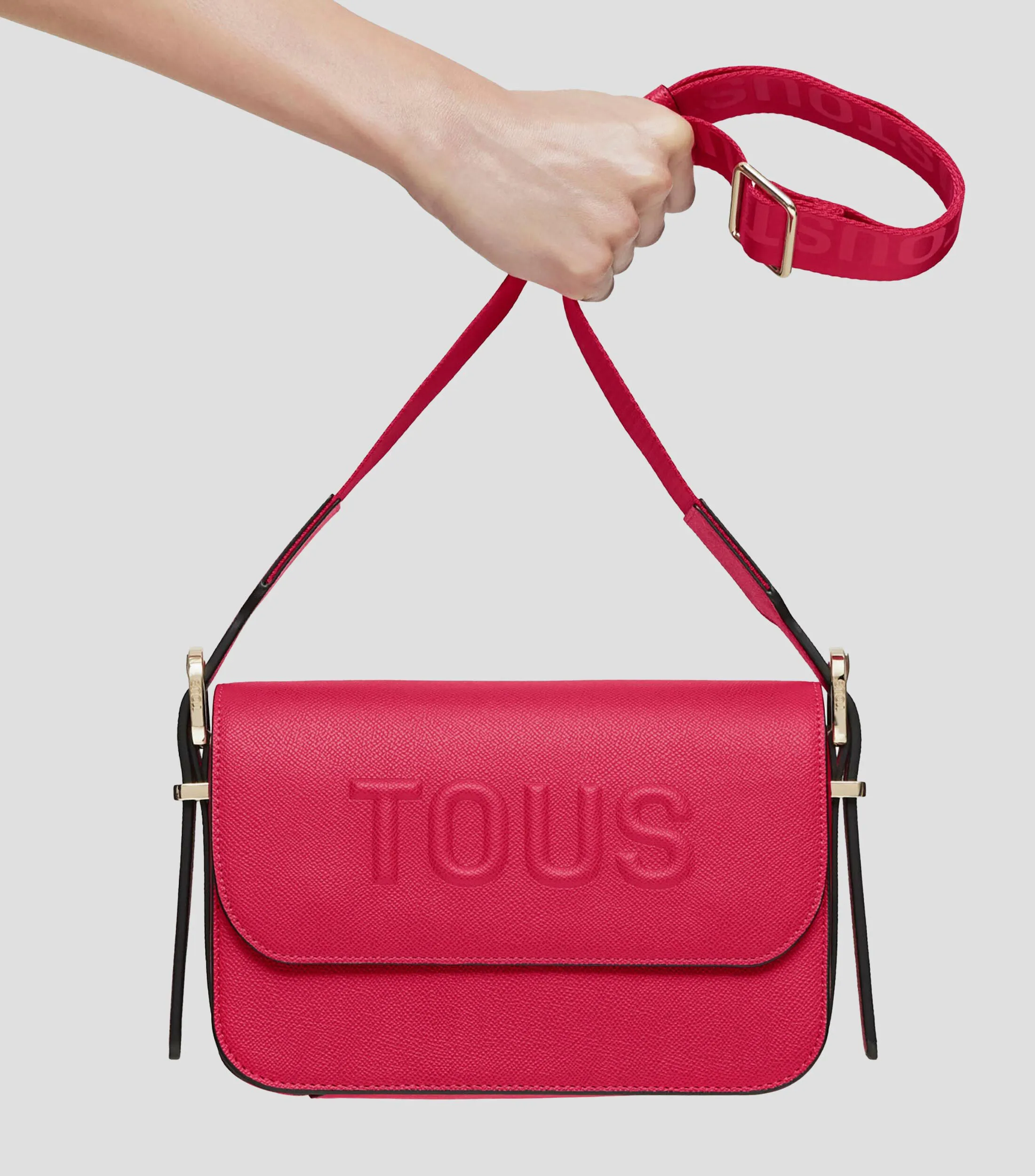 Tous Bolso crossbody fucsia Brenda con logotipo Mujer