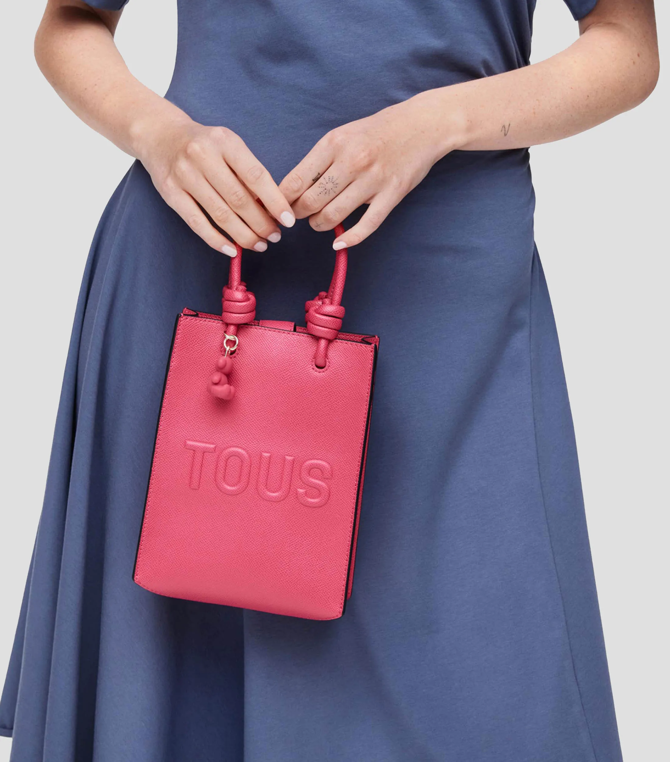 Tous Bolso Mini Crossbody La Rue New Texturizado Mujer