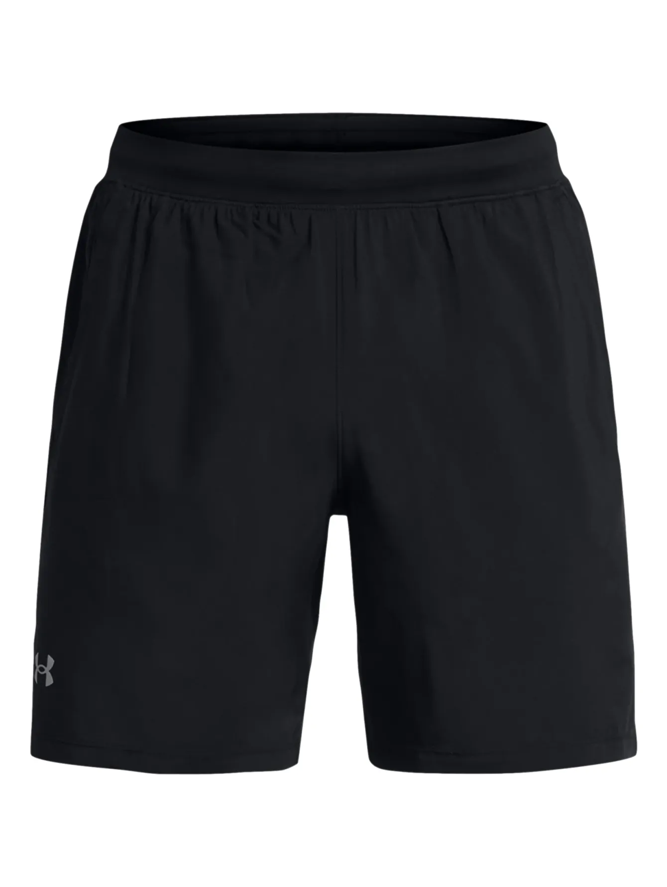 UNDER ARMOUR 1 382620 001 BLACK / REFLECTIVE LAUNCH 7 SHORT  SXL