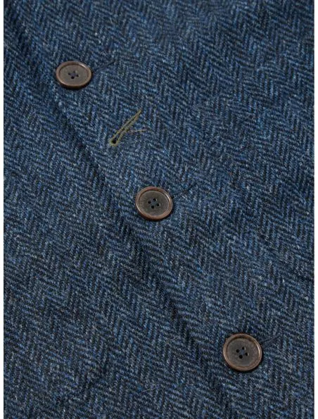 UNIVERSAL WORKS Chaqueta Bakers Hombre Navy Herringbone