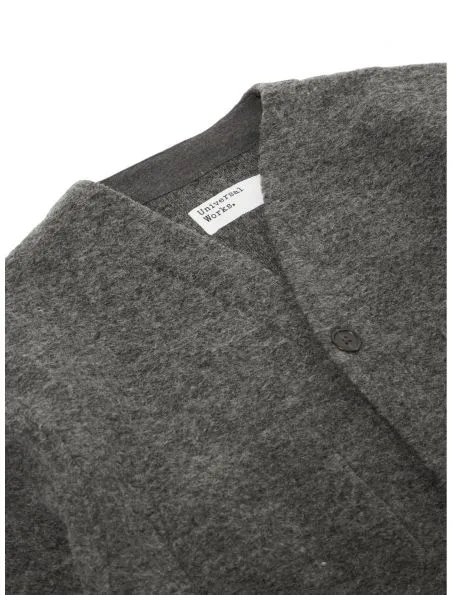 UNIVERSAL WORKS Chaqueta Cardigan Hombre Grey Marl