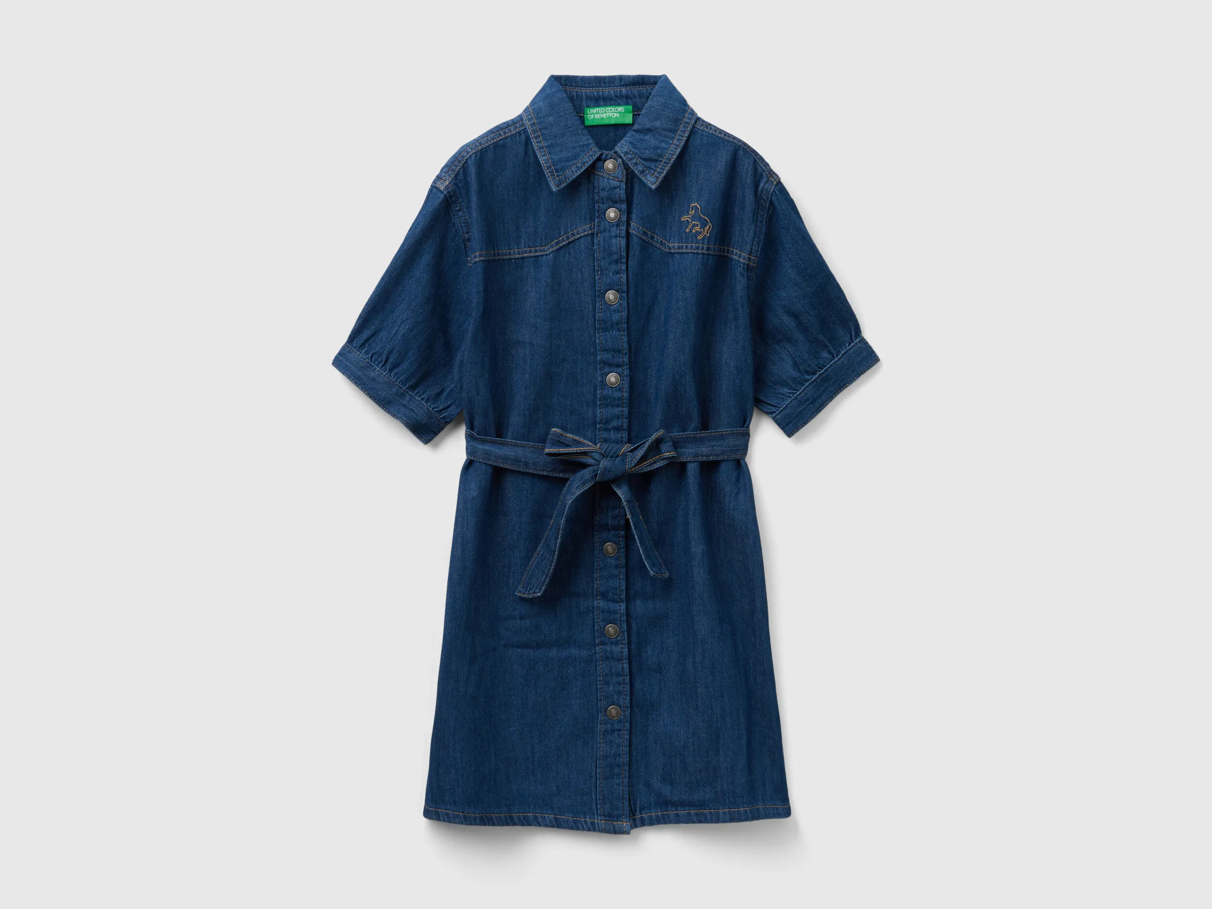 Vestido camisero vaquero