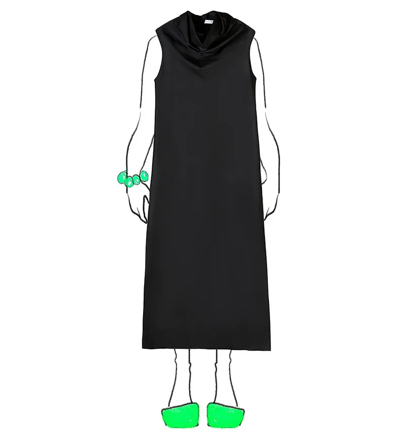 VESTIDO DINA NEGRO