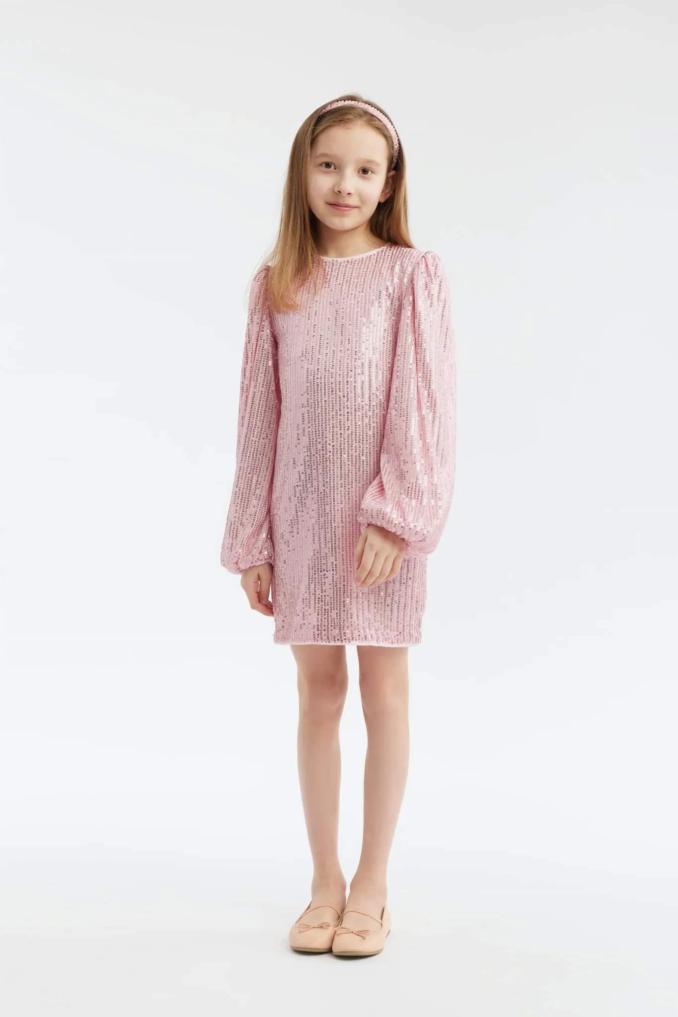 Vestido Infantil Elegante Gabriela Rosa
