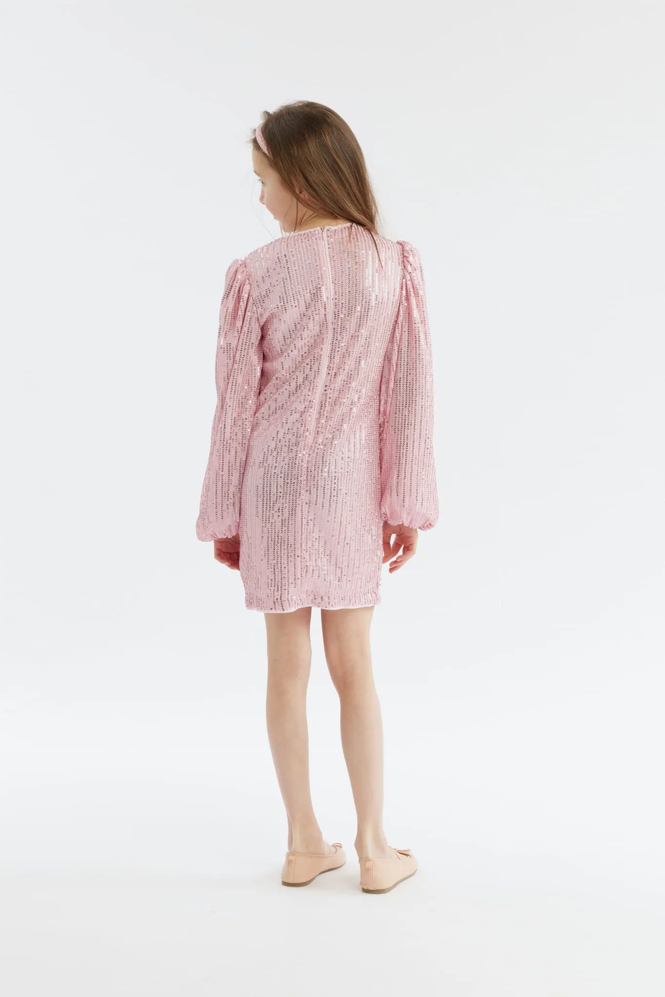 Vestido Infantil Elegante Gabriela Rosa