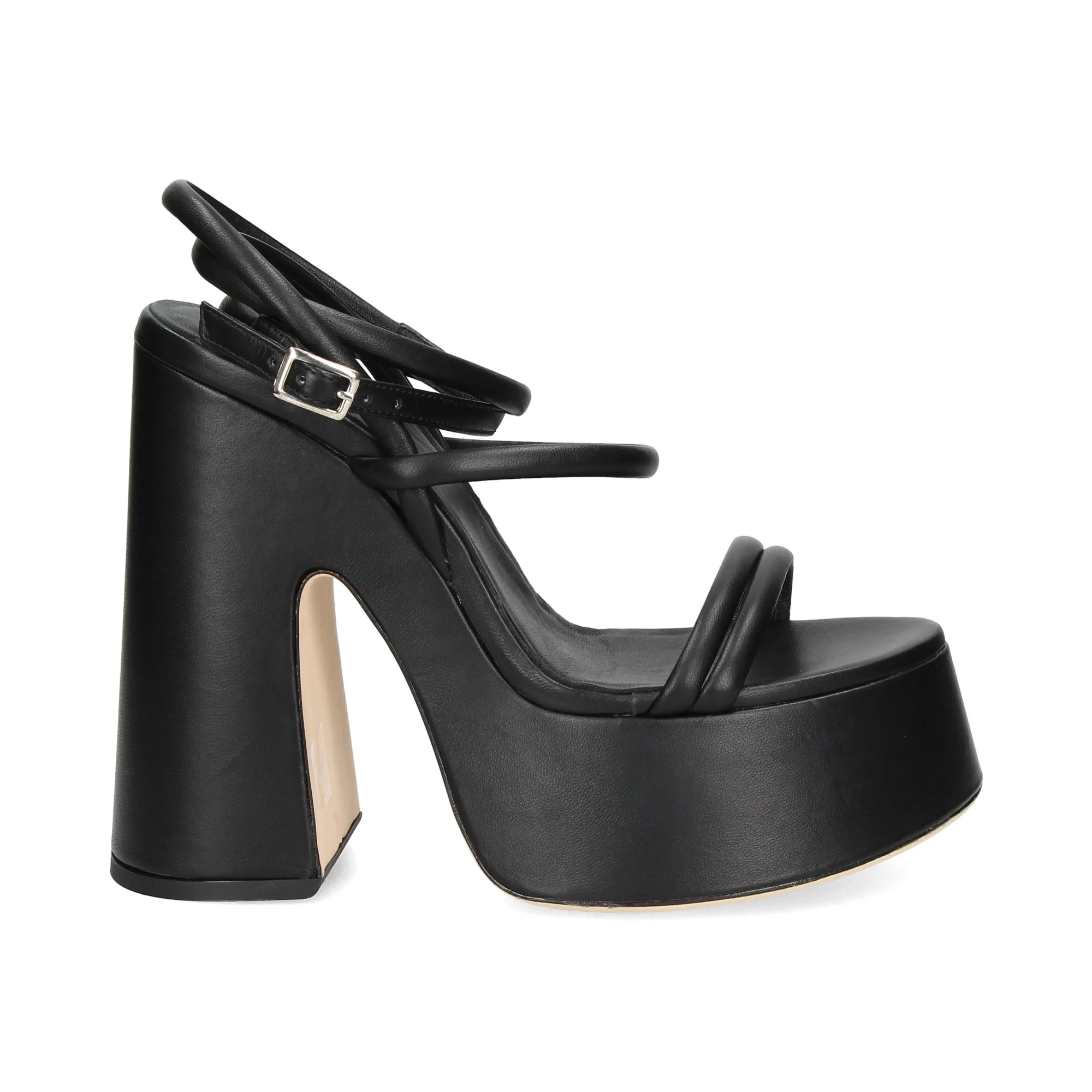 VIC MATIE Sandalias con plataforma de Mujer 101 NEGRO