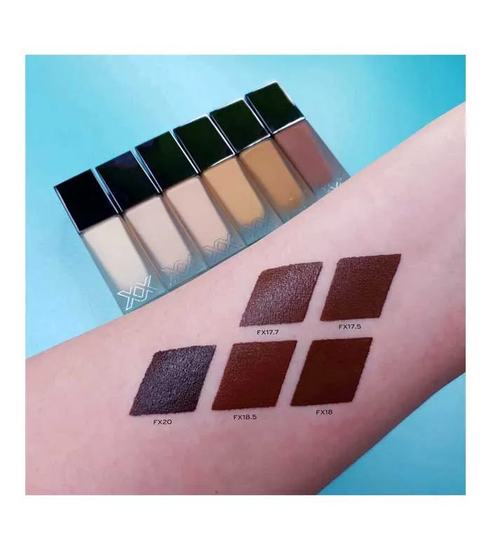 XX REVOLUTION  BASE DE MAQUILLAJE LIQUID SKIN FAUXXDATION  FX14
