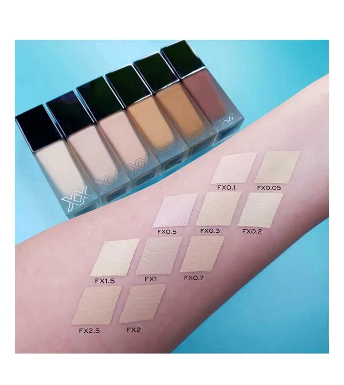 XX REVOLUTION  BASE DE MAQUILLAJE LIQUID SKIN FAUXXDATION  FX14