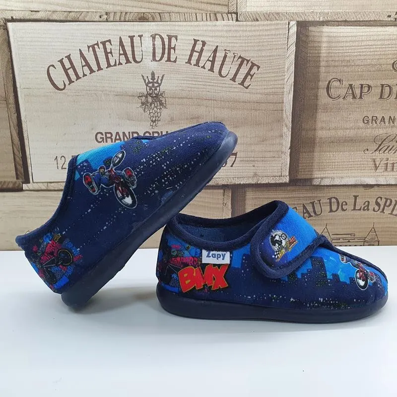 Zapatilla casa velcro sesgado Bicicleta 11312