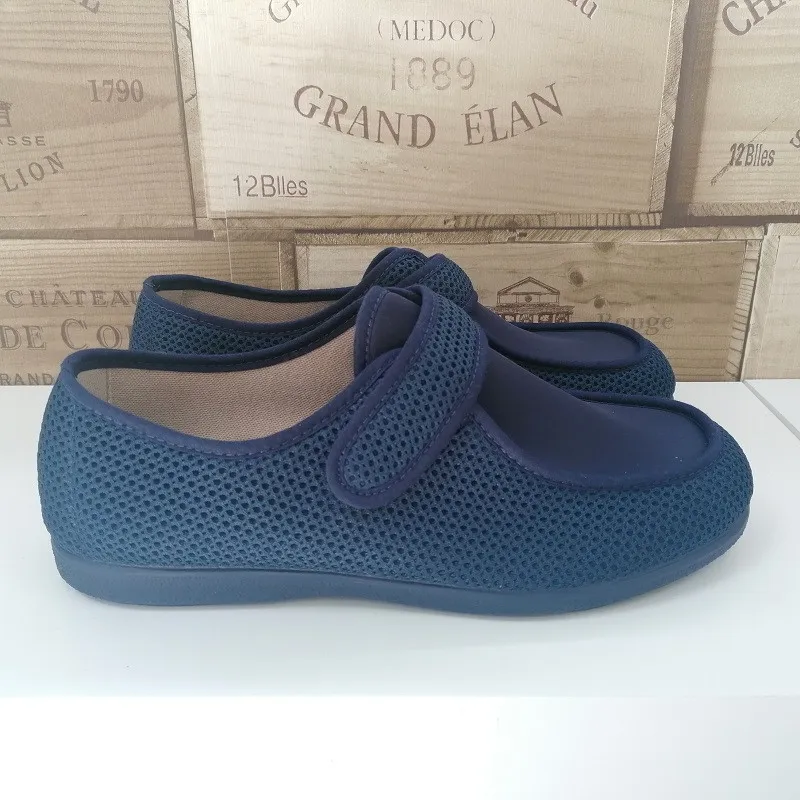 Zapatilla Velcro Caballero Marino Garzón 6870