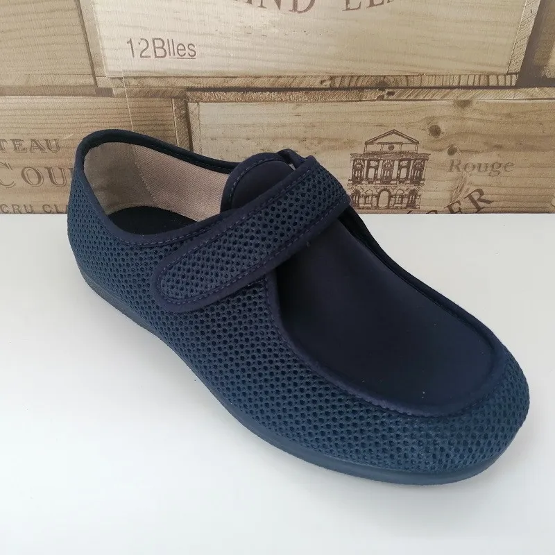 Zapatilla Velcro Caballero Marino Garzón 6870
