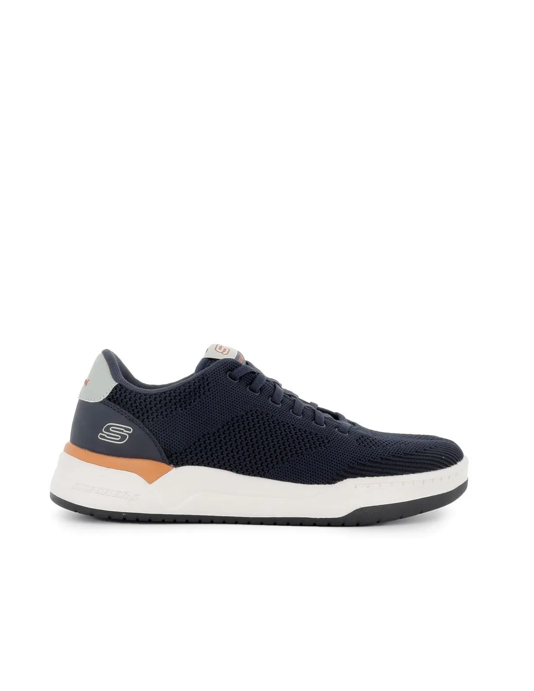 Zapatillas casuales malla knit azul hombre Skechers