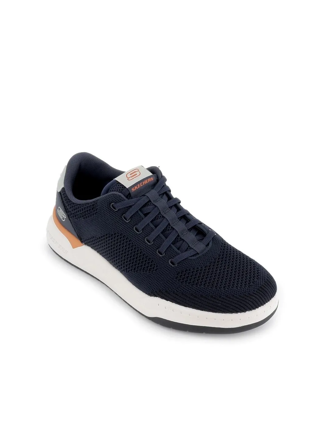 Zapatillas casuales malla knit azul hombre Skechers