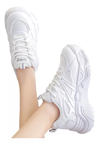 Zapatillas Casuales Transpirables Ligeras De Moda Para Mujer