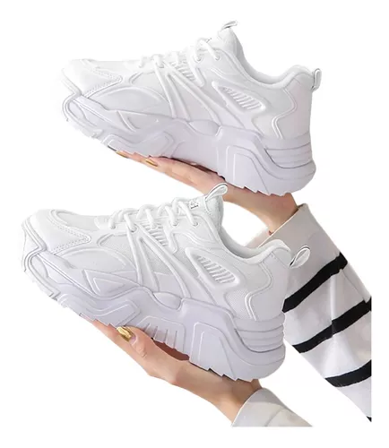 Zapatillas Casuales Transpirables Ligeras De Moda Para Mujer