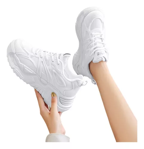 Zapatillas Casuales Transpirables Ligeras De Moda Para Mujer