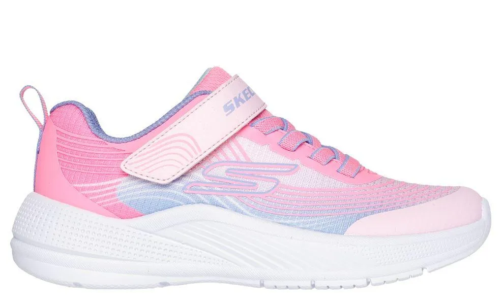 Zapatillas Skechers Microspec Advance Velcro Rosa