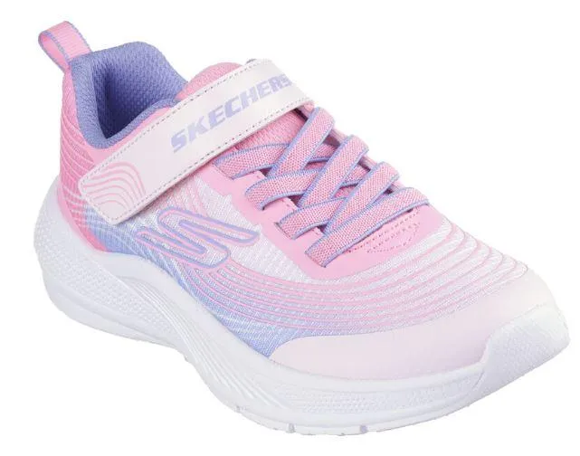 Zapatillas Skechers Microspec Advance Velcro Rosa