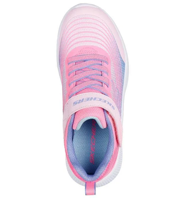 Zapatillas Skechers Microspec Advance Velcro Rosa