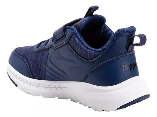 Zapatillas Topper Niño Wind Iv Azul Velcro 35008 Full Empo