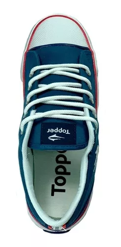Zapatillas Topper Nova Low Lona Azul Unisex 83302 Empo2000