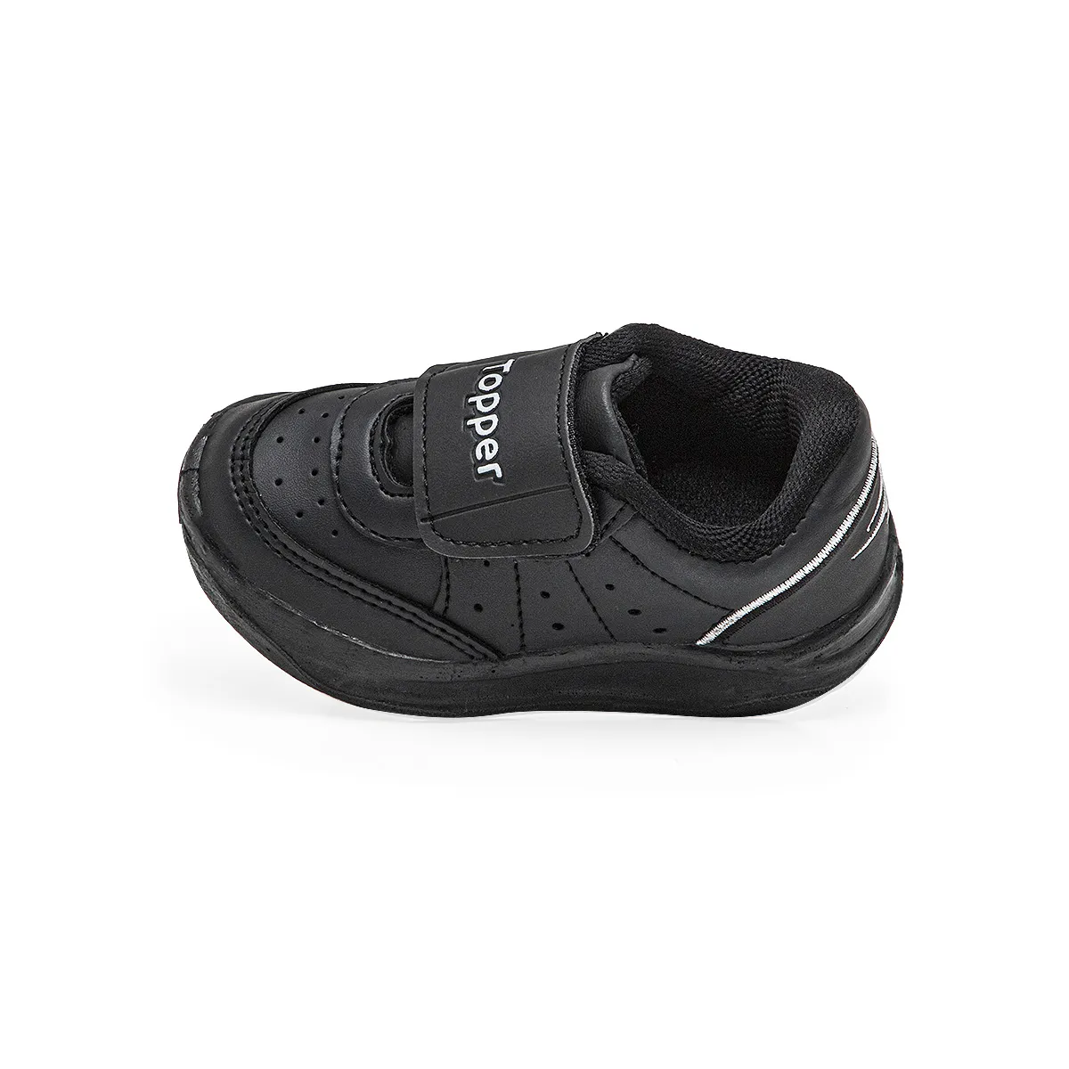 Zapatillas Topper X Forcer Velcro Bebe Negra