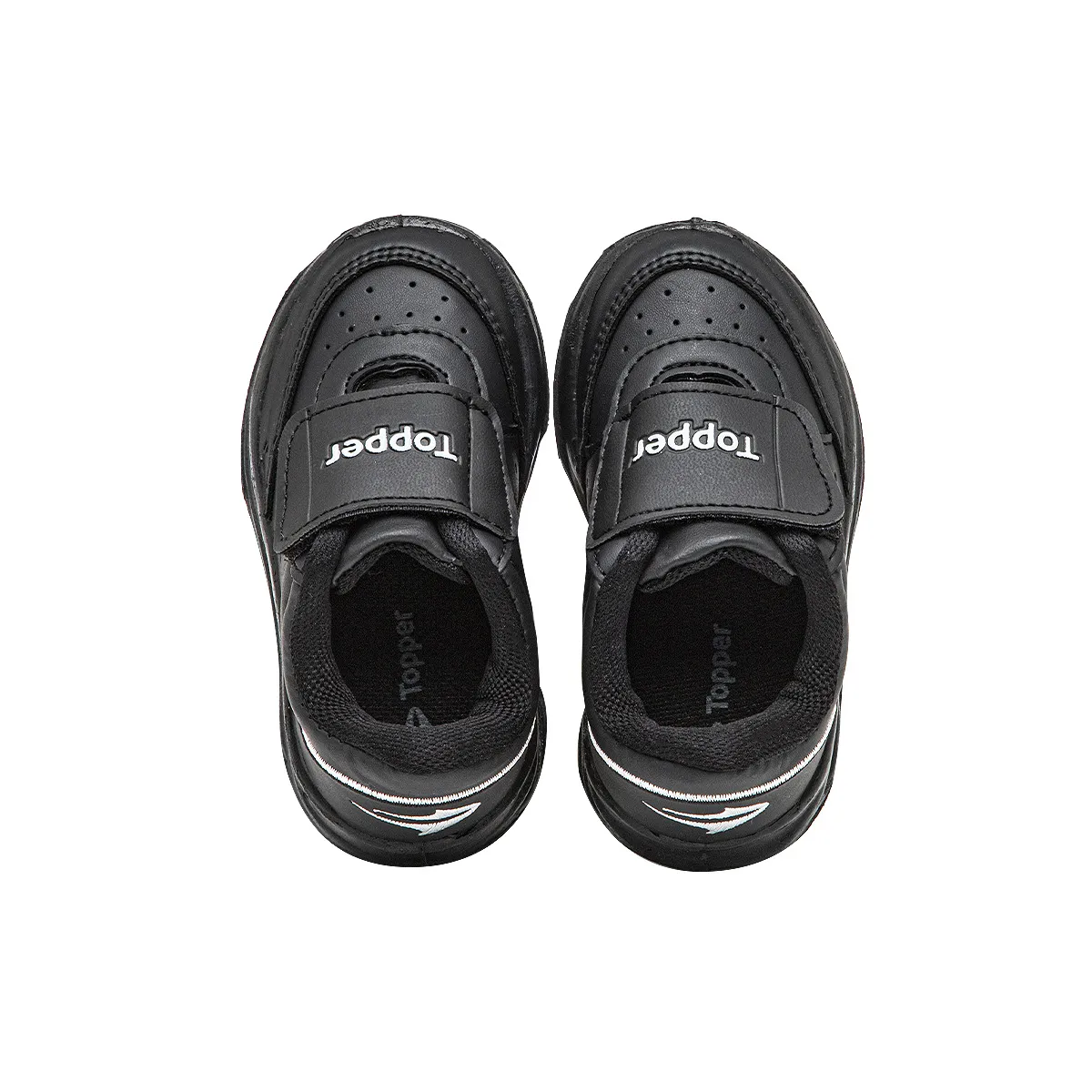 Zapatillas Topper X Forcer Velcro Bebe Negra