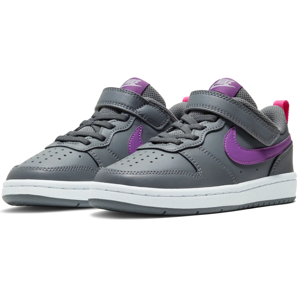 Zapatillas Urbanas Niño Nike Court Borough Low 2 Gris Oscuro