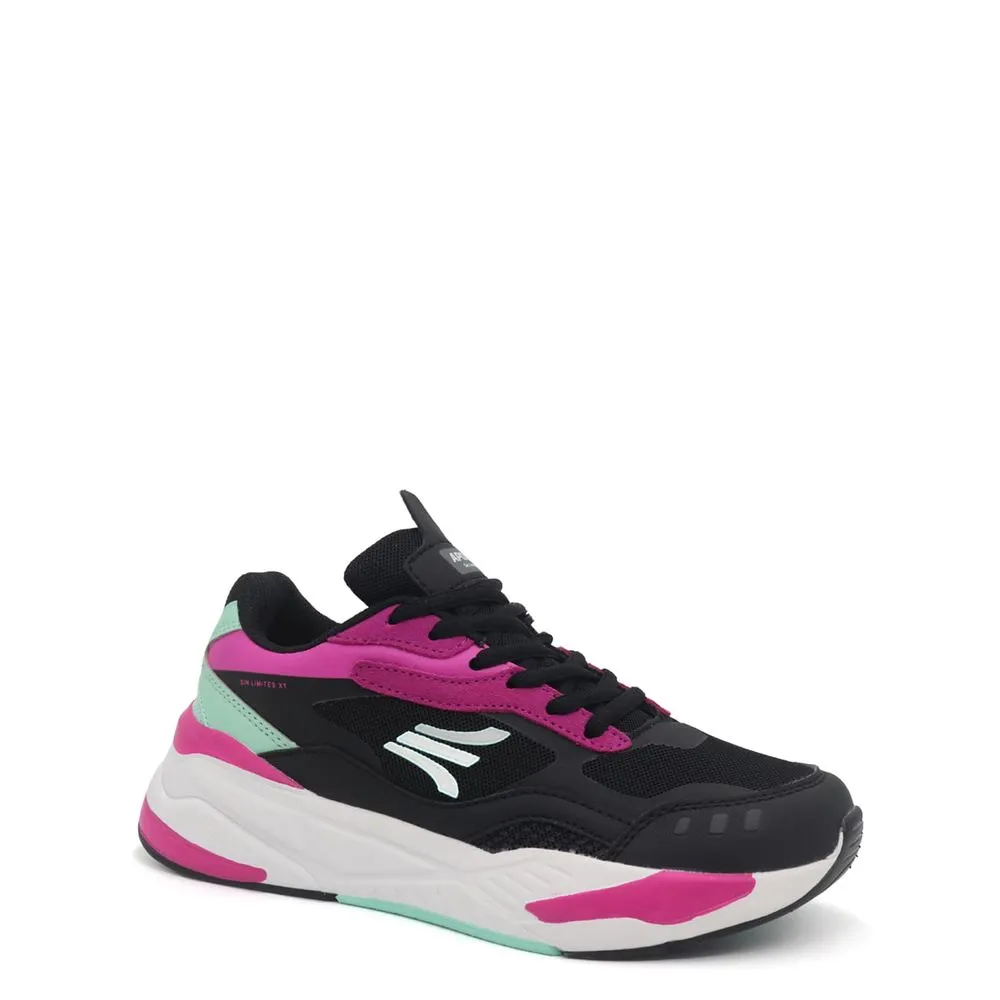 ZAPATILLAS URBANAS PARA MUJER APOLO AD2164 NEGRO