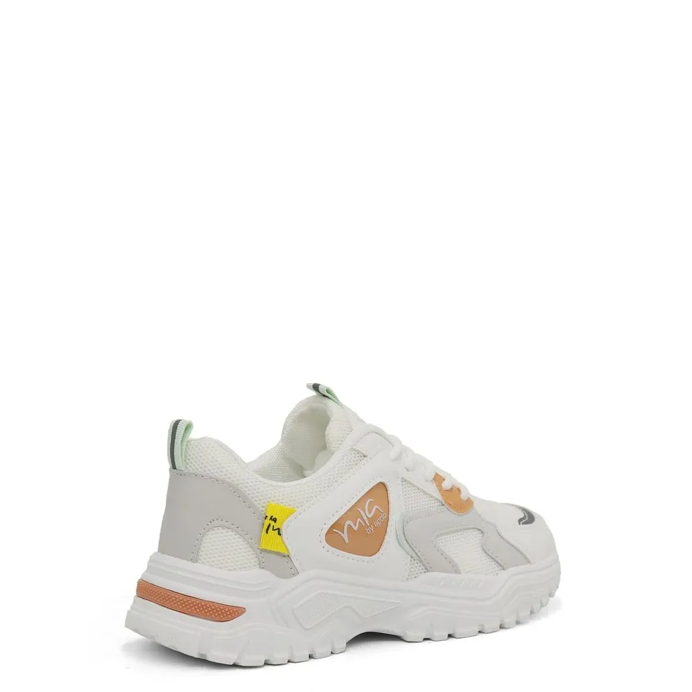 ZAPATILLAS URBANAS PARA MUJER APOLO MIA2275 BLANCO ANARANJADO