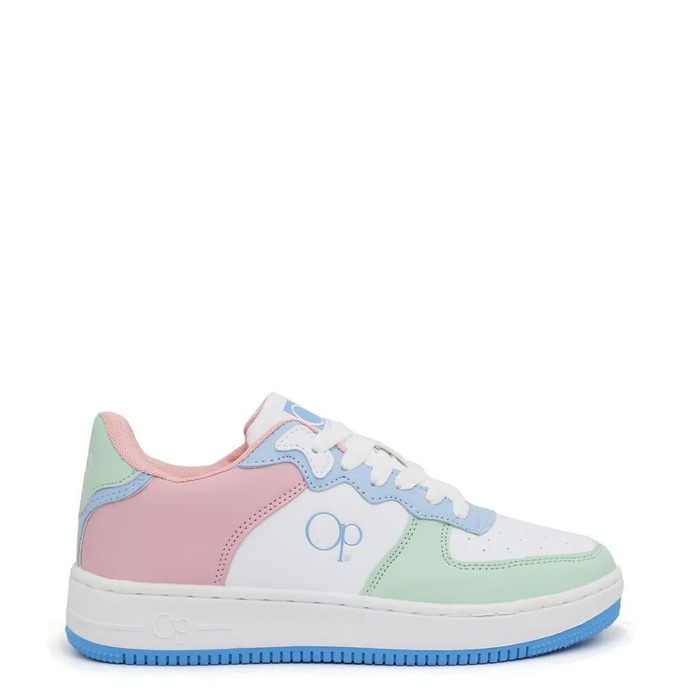 ZAPATILLAS URBANAS PARA MUJER OP BAQUILIOM22 BLANCO ROSADO