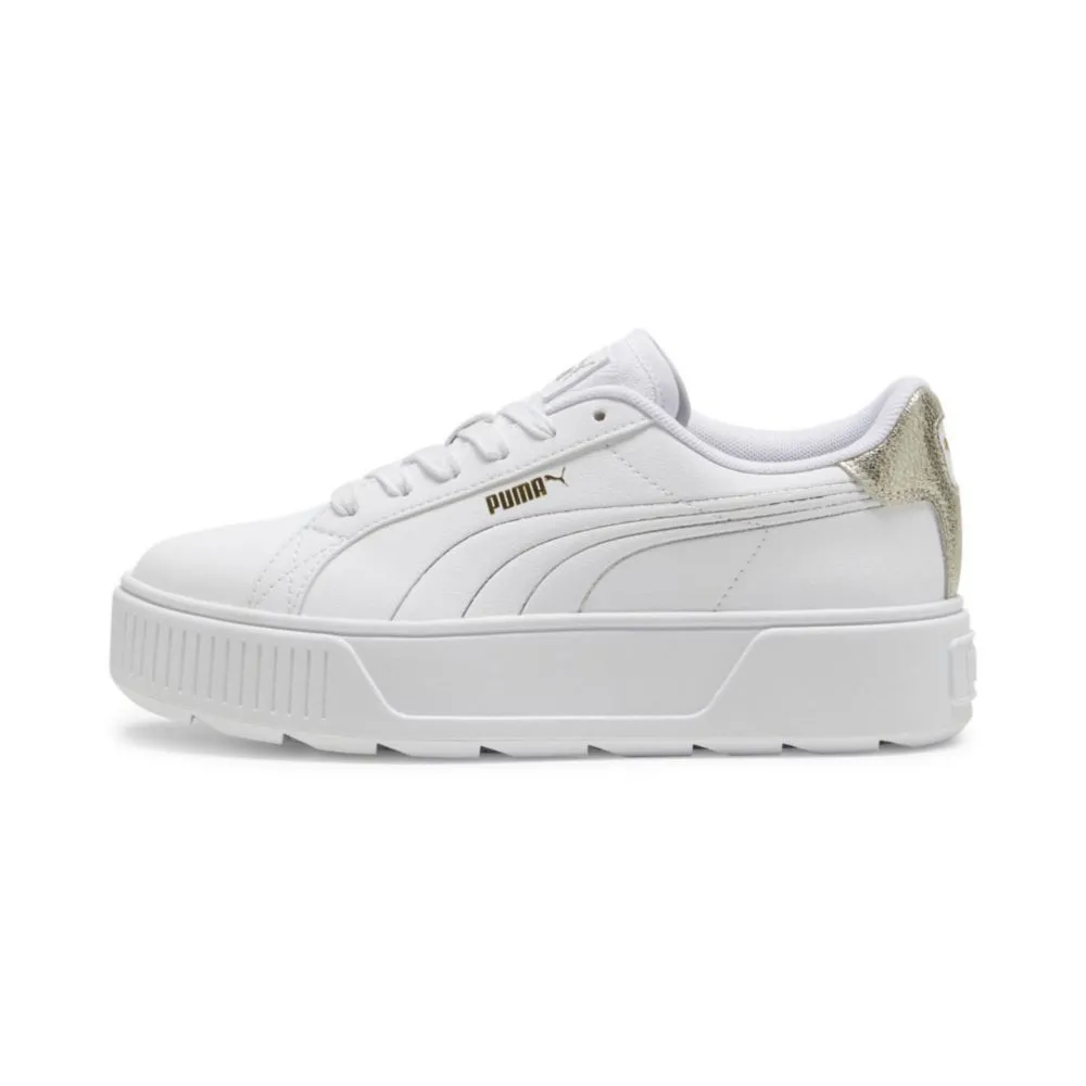 Zapatillas Urbanas Puma Para Mujer 395099 01 Karmen Metallic Shine Blanco