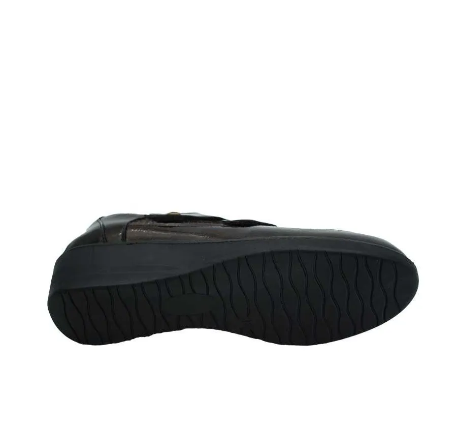 ZAPATO AMARPIES AJH22404 VELCRO CHAROL MARRÓN CÓMODO Y LIGERO PARA MUJER PLANTILLA ACOLCHADA MEMORY SPONGE 27468