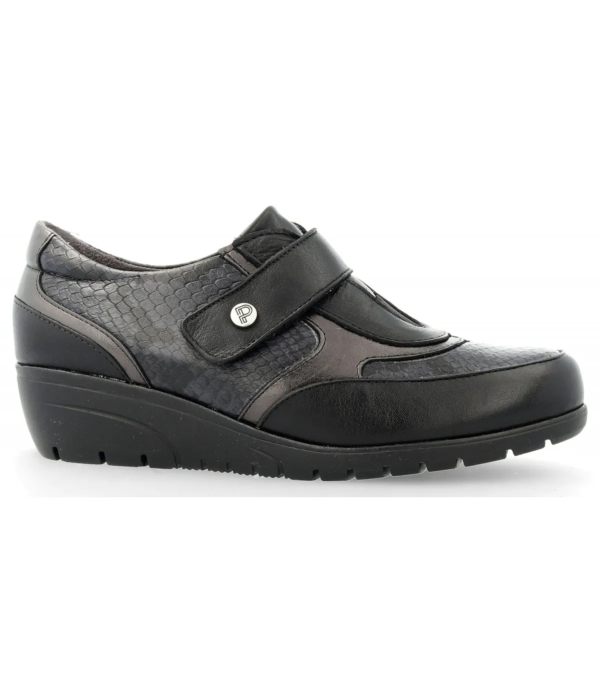 Zapatos de cuña con velcro