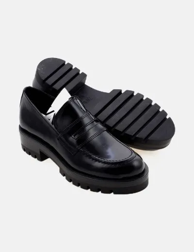 Zara Mocasín básico negro