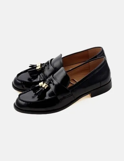 Zara Mocasín negro básico